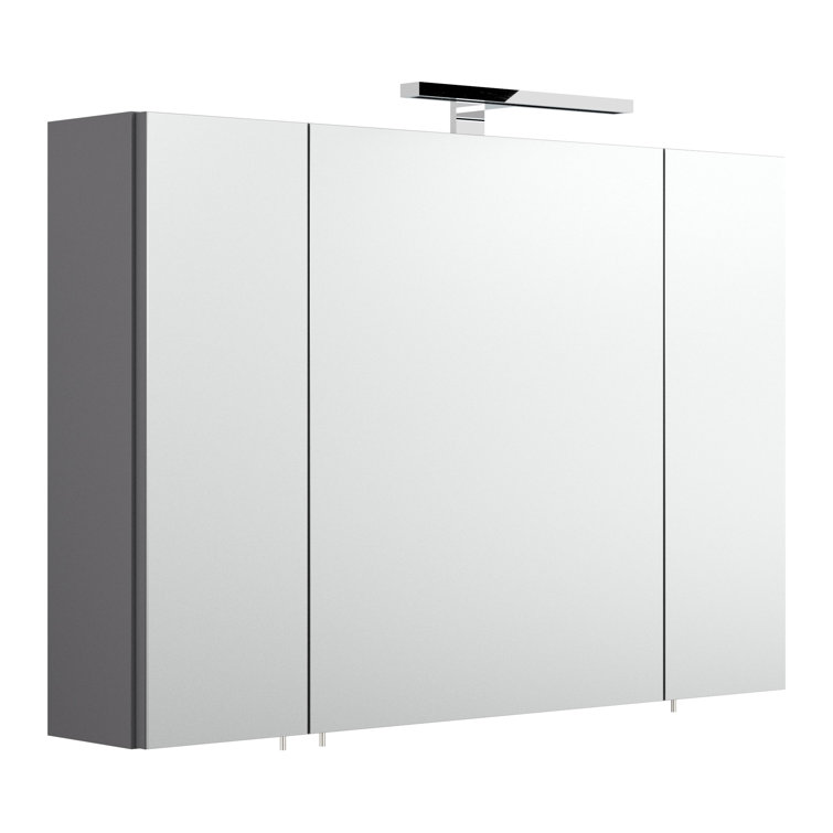 Ivy Bronx Wingil 90cm x 62cm Surface Mount Mirror Wayfair.co.uk